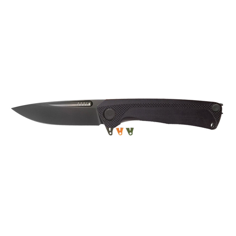 ANV Knives Z200 PLUS BB DLC G10 BLACK ANVZ200PLUS-002