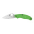 Spyderco UK PENKNIFE SALT GREEN SERRATED C94SGR