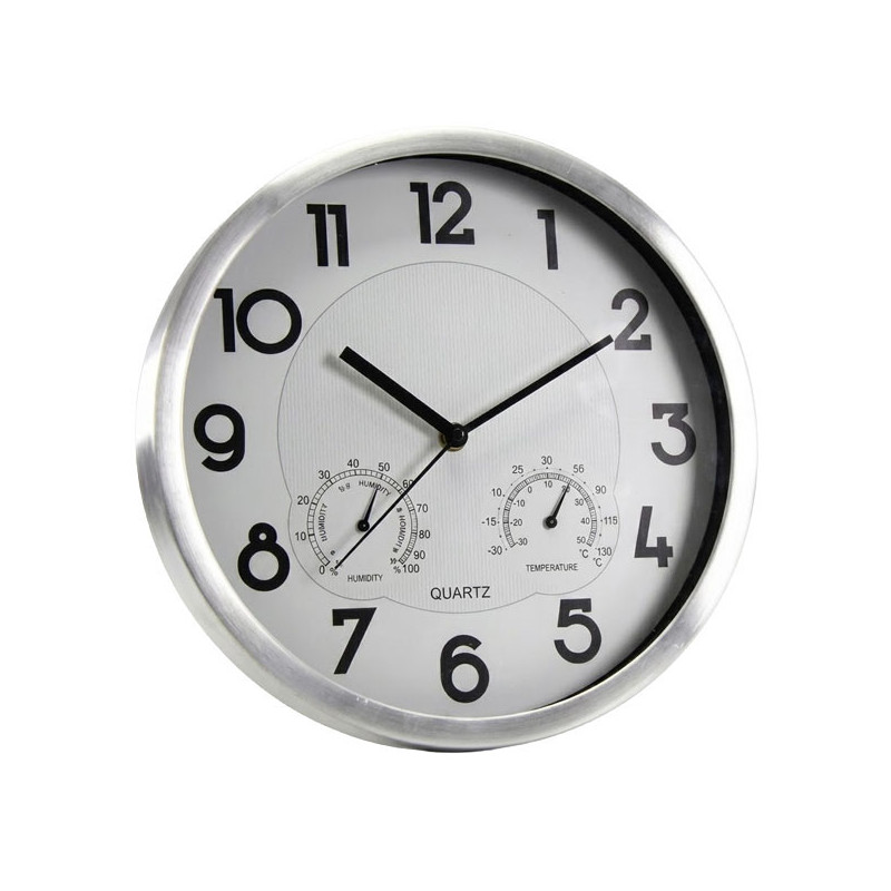 OROLOGIO MURO TERMOMETRO E IGROMETRO   cm 31 GICOS