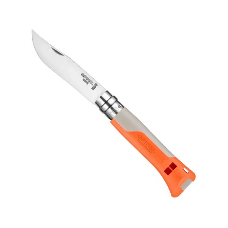 COLTELLO VIROBLOC INOX N. 8 HORIZON ARANCIO OPINEL
