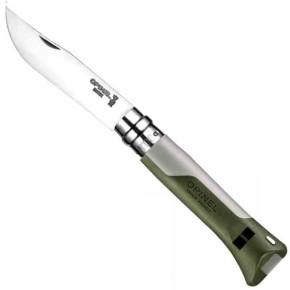 COLTELLO VIROBLOC INOX N. 8 HORIZON KAKI    OPINEL