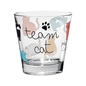 BICCHIERE ACQUA TEAM CAT         cc 250 Pz 3 CERVE