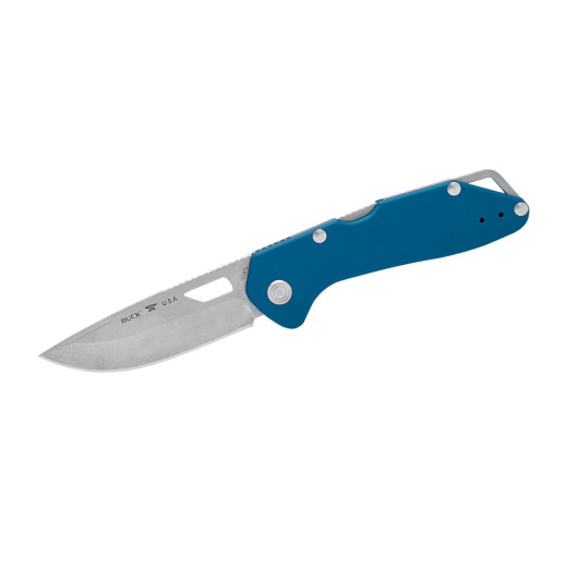 Buck MUSTANG BLUE ANODIZED 724BLS