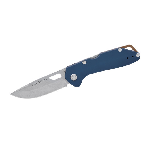 Buck MUSTANG DARK BLUE ANODIZED 724BLS1