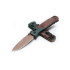 Benchmade BUGOUT 535FE-2602 TAIGA GREEN ALUMINIUM / BROWN CANVAS MICARTA