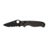 Spyderco BUTTONUP CARBON FIBER COMBO BLACK BLADE C275CFPSBK