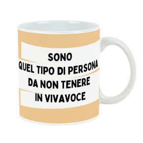 TAZZA MUG CERAMICA VIVAVOCE            ml 600 SOOR
