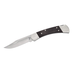 Buck FOLDING HUNTER SLIM HERITAGE ELITE NICKEL 110BRS20-B