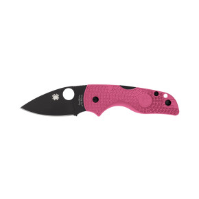 Spyderco LIL' NATIVE FRN PINK PLAIN BLACK BLADE C230PPNBK