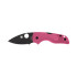 Spyderco LIL' NATIVE FRN PINK PLAIN BLACK BLADE C230PPNBK