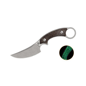QSP BABY VIPER MICARTA STW QS178-B1 Glow-in-the-Dark Brown