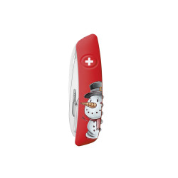 Swiza J06 JUNIOR CHRISTMAS Snowman Red