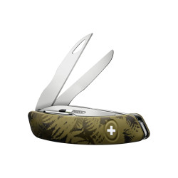 Swiza C07 CAMOUFLAGE SCISSORS Olive Fern