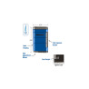 Xikar ACCENDISIGARI ALLUME SINGLE Reef Blue