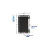 Xikar ACCENDISIGARI ALLUME TRIPLE TABLETOP Tuxedo Black