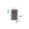 Xikar ACCENDISIGARI ALLUME TRIPLE TABLETOP Stealth G2