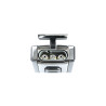 Xikar ACCENDISIGARI TREZO INLINE TRIPLE Chrome & Silver
