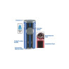 Xikar ACCENDISIGARI HP4 QUAD Blue