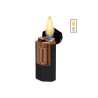 Xikar ACCENDISIGARI MERIDIAN TRIPLE SOFT FLAME Black & Rose Gold