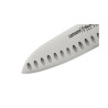 Samura BAMBOO SANTOKU C/ALVEOLI (Santoku knife hollow ground) CM.16