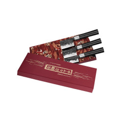Samura BLACKSMITH SET 3 PZ (NAKIRI-SANTOKU-FILETTARE)