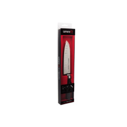 Samura MO-V SMALL SANTOKU C/ALVEOLI (Santoku knife hollow ground) CM.13,8