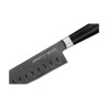 Samura MO-V STONEWASH SANTOKU (Santoku knife hollow ground) CM.18