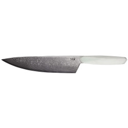 Xin XINCORE CHEF'S KNIFE CM.21,5 G10 WHITE DAMASCUS XC127