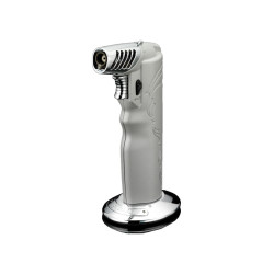 Siglo OVAL TABLE TORCH LIGHTER Metallic Silver
