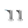 Siglo OVAL TABLE TORCH LIGHTER Metallic Silver