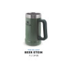 Stanley ADVENTURE BIG GRIP BEER STEIN 24oz /700ml Hammertone Green
