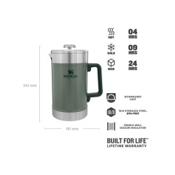 Stanley CLASSIC STAY HOT FRENCH PRESS 48oz/  1.4l Hammerton Green