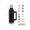 Stanley CLASSIC LEGENDARY BOTTLE XLARGE 2.0qt /1.9l Matte Black Pebble