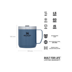 Stanley CLASSIC LEGENDARY CAMP MUG 12oz /350ml Hammertone Lake