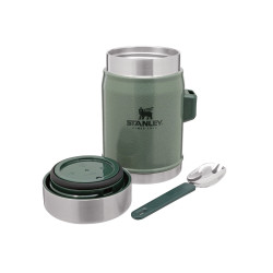 Stanley CLASSIC LEGENDARY FOOD JAR + SPORK 14oz /400ml Hammertone Green