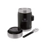 Stanley CLASSIC LEGENDARY FOOD JAR + SPORK 14oz /400ml Matte Black Pebble