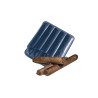 Jemar PORTASIGARI  SCANALATO CUOIO 5 SIGARI TOSCANI 460/5 BLU