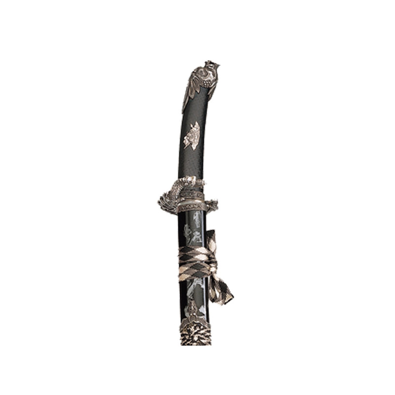 Gladius REPLICA WAKIZASHI SERPENTE ECONOMICA manico NERO