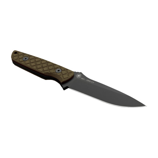 Spartan Blades ALALA SBSL004BKGR Black Blade Green Micarta