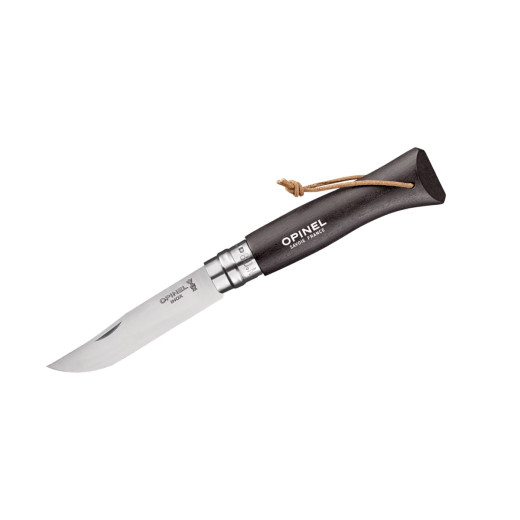 Opinel TRADIZIONE N°08 INOX BAROUDEUR "NOIR BRUN" (002211)