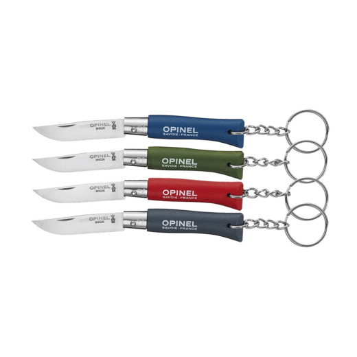 Opinel TRADIZIONE N°04 INOX PORTACHIAVE COLORI ASS.(002054 002055 002268 002269)