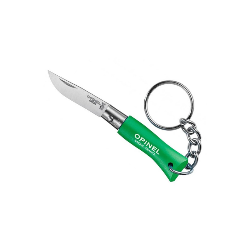 Opinel TRADIZIONE N°02 INOX PORTACHIAVE "VERT PRAIRIE" (002273)