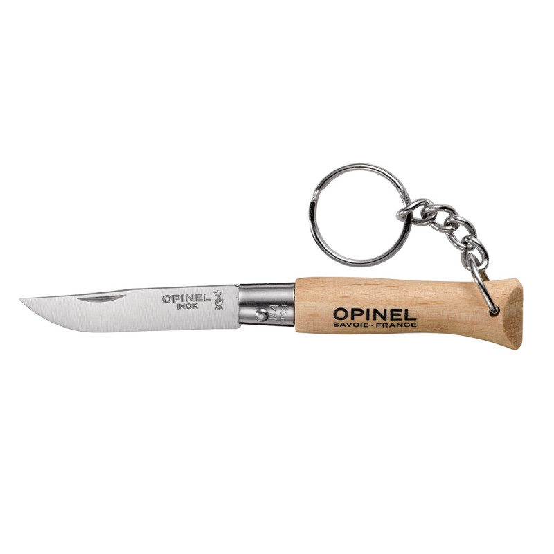 Opinel TRADIZIONE N°04 INOX PORTACHIAVE "NATURAL"  (000081)