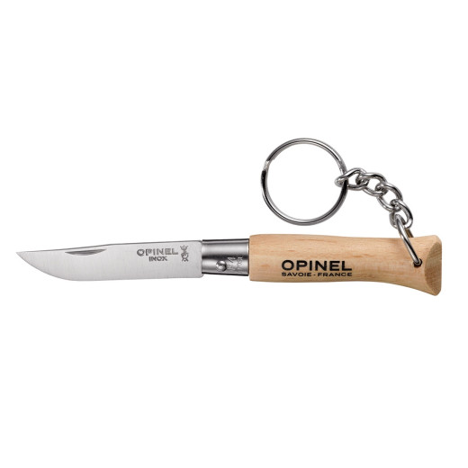 Opinel TRADIZIONE N°04 INOX PORTACHIAVE "NATURAL"  (000081)