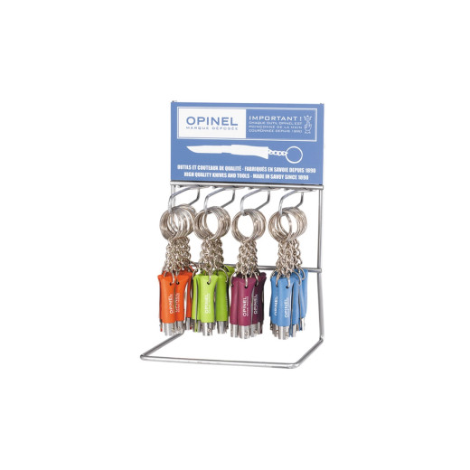Opinel DISPLAY TRADIZIONE 36 PZ N°02 INOX PORTACHIAVE COLORI ASSORTITI (002278)