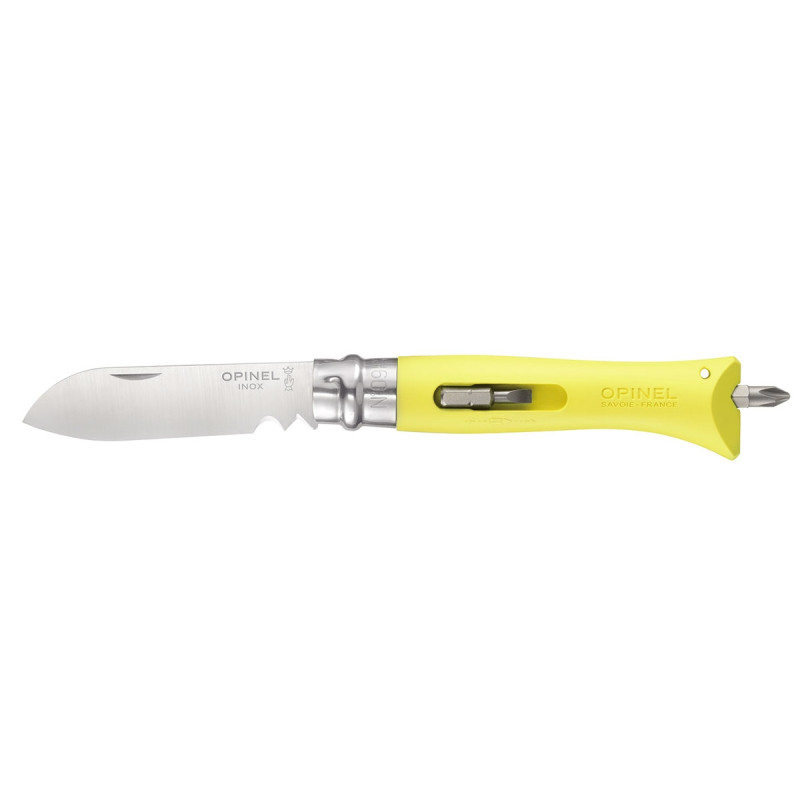 Opinel BRICOLAGE N°09 INOX "JAUNE" (001804)