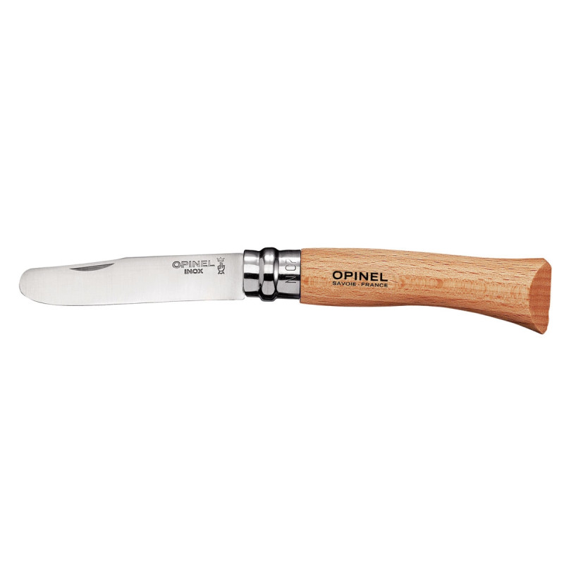 Opinel CONFEZIONE 6 PZ N°07 INOX PUNTA TONDA "NATURAL" (001696)