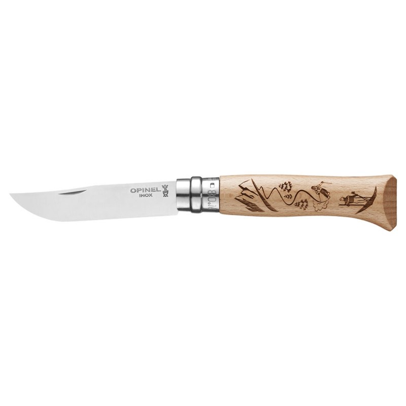 Opinel SPORT N°08 INOX GRAVOUR "SKI" (002188)