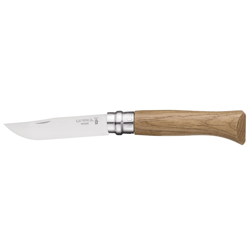 Opinel TRADIZIONE LUSSO N°08 INOX QUERCIA (002021)