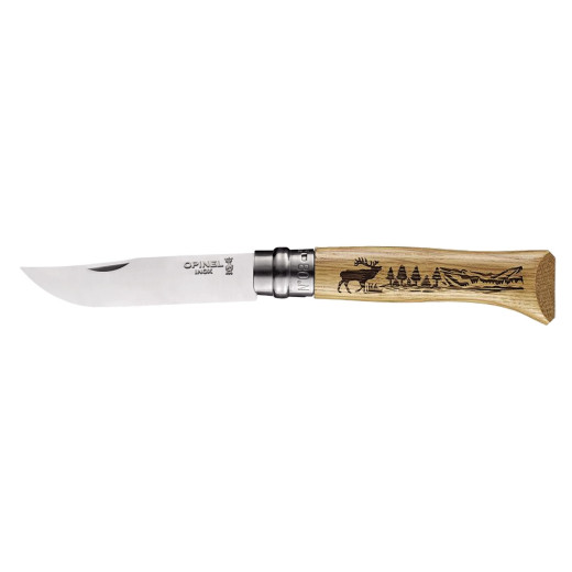 Opinel ANIMALIA N°08 INOX "CERVO" (002332)